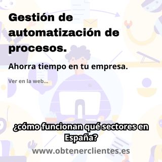 Automatización de procesos de empresa.
