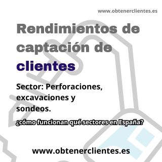 Conseguir clientes para empresas de perforación en España