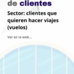 Rendimientos de captación de clientes que quieren hacer viajes (vuelos)