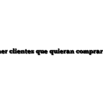 Obtener clientes que quieran comprar sillas