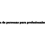 Localización de personas para profesionales complejos.