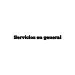 Servicios en general
